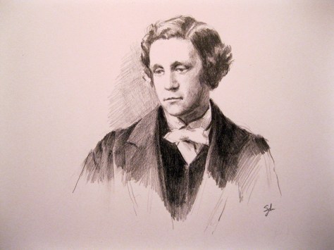 LewisCaroll - Graphite, 5x7, 2013